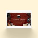 Website Design for KiraButler.com's Halloween Horror Special, YA Author